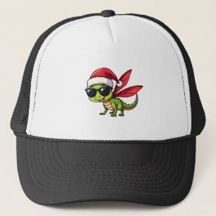 Christmas Dragonfly Santa Hat Funny Xmas Kids