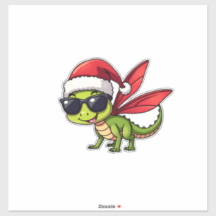 Christmas Dragonfly Santa Hat Funny Xmas Kids