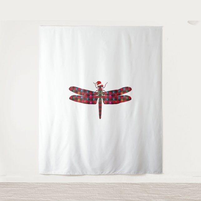 Christmas Dragonfly Tapestry (Front)
