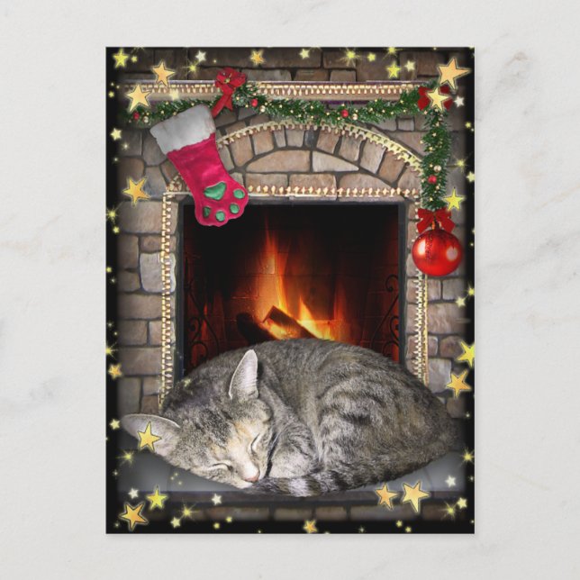 Christmas Dreams Holiday Postcard (Front)