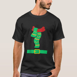 Christmas Dress Up Winter Scarf Necktie Ugly Xmas  T-Shirt