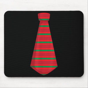 Christmas Dress Up Winter Tie Nye Necktie Ugly Xma Mouse Mat