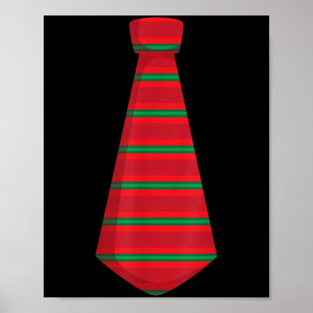 Christmas Dress Up Winter Tie Nye Necktie Ugly Xma Poster (Front)