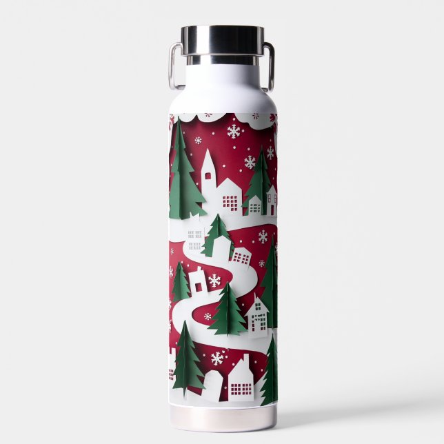 Christmas   Drinkware Water Bottle (Front)