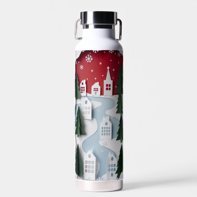 Christmas   Drinkware Water Bottle (Front)