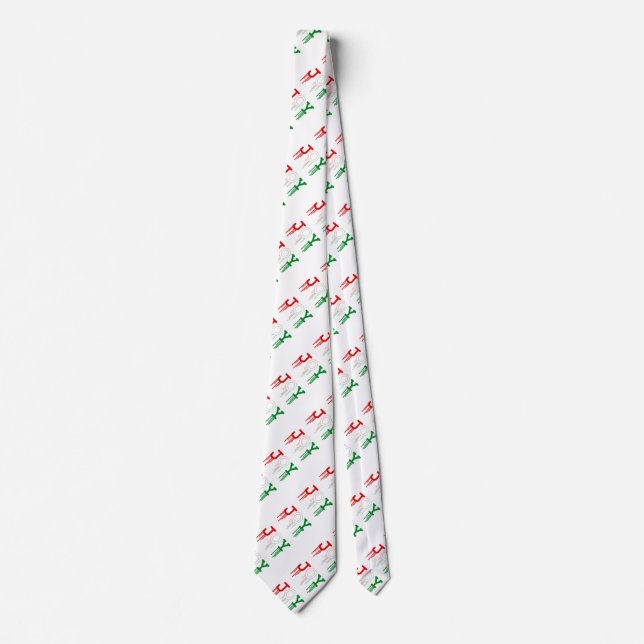 Christmas Dripping Colours Joy Tie (Front)