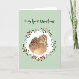 Christmas Drive You Quackers, Funny Duck Humour Ho Holiday Card