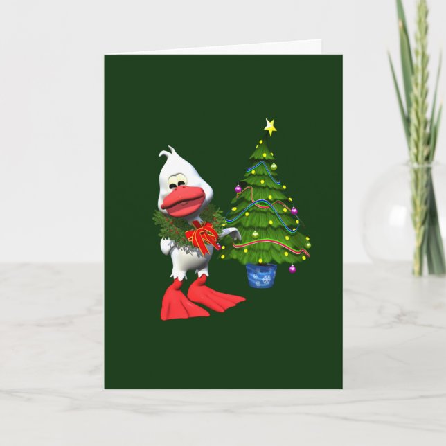 Christmas Duck Holiday Card (Front)