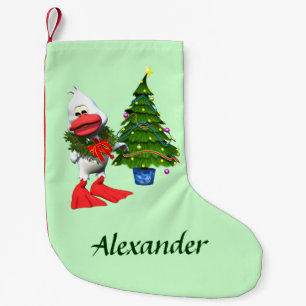 Christmas Duck Small Christmas Stocking