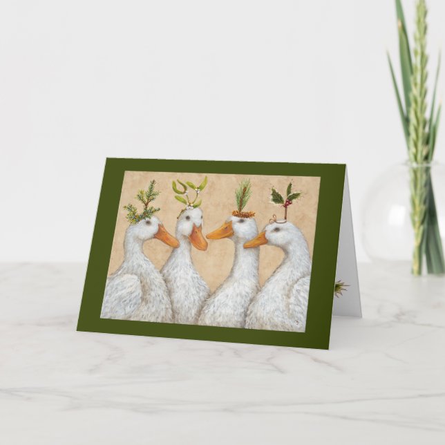 Christmas ducks card (Front)