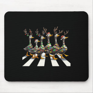 Christmas Ducks Cute Animals Christmas Lover Ducks Mouse Mat