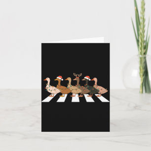 Christmas Ducks Funny Animals Xmas Farm Lover Gift Card