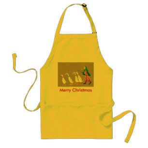Christmas ducks standard apron
