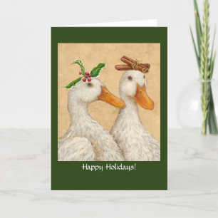 Christmas DucksFolded Holiday Card