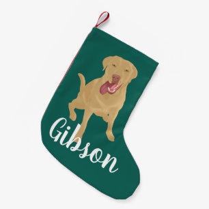 Christmas Dudley Labrador Small Christmas Stocking