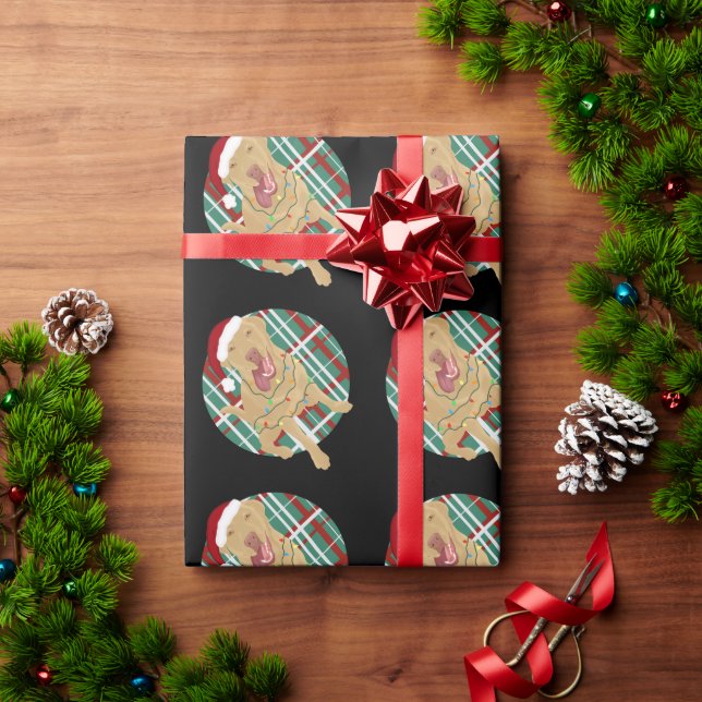 Christmas Dudley Labrador Wrapping Paper (Holiday Gift)