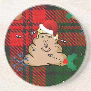 christmas dump trump coaster