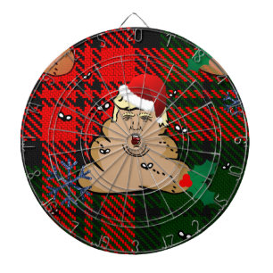 christmas dump trump dartboard