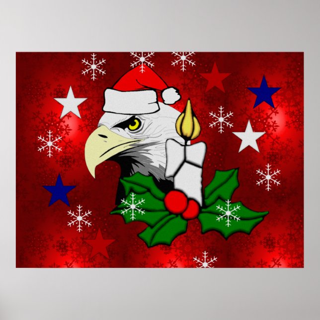 Christmas Eagle Poster (Front)