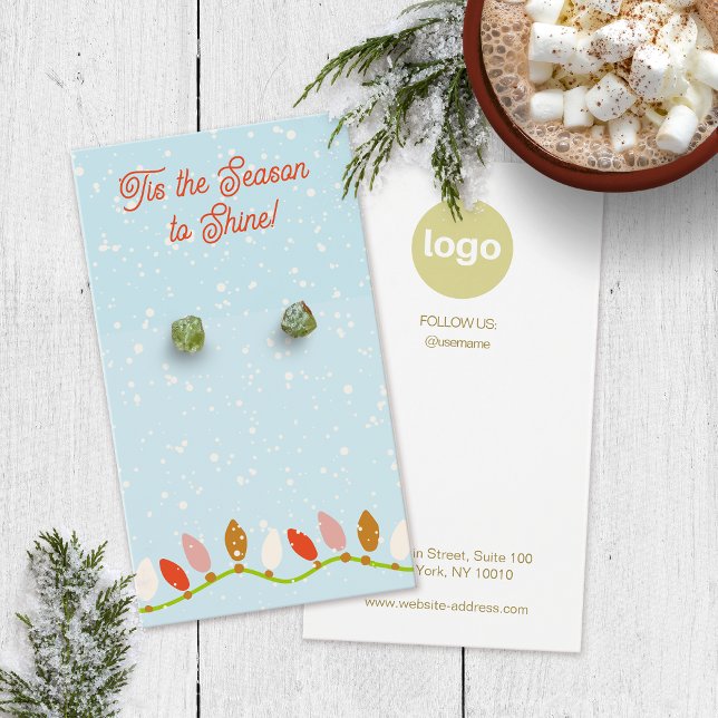 Christmas Earring Logo Display Card (Creator Uploaded)