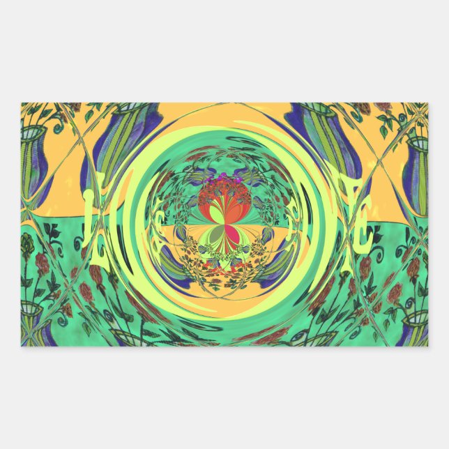 Christmas Eat Love Play Hakuna Matata Colour.png Rectangular Sticker (Front)