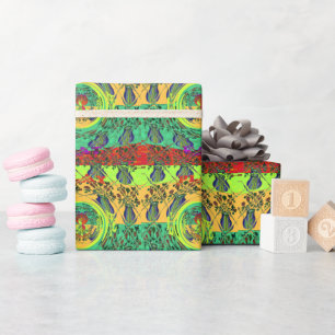 Christmas Eat Love Play Hakuna Matata Colour.png Wrapping Paper