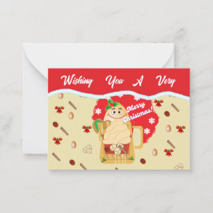 Christmas Eggnog Ornaments 2024 Card