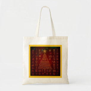 Christmas Egyptian Hieroglyphs 1 Tote Bag