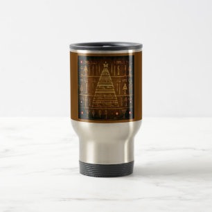 Christmas Egyptian Hieroglyphs 3 Travel Mug