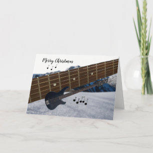 Christmas Electric Guitar Card
