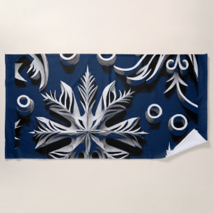 Christmas Elegance n30 Beach Towel