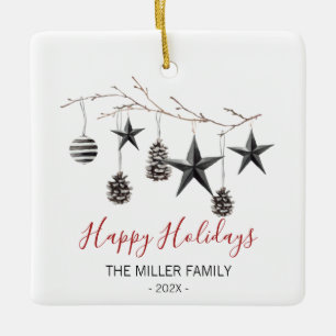 Christmas Elegant Branch Ornament