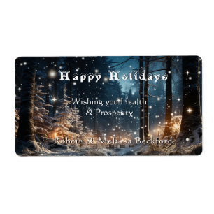 Christmas  Elegant Winter Festive Forest