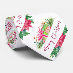 Christmas Elements Merry Christmas Men's Tie