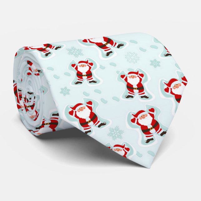 Christmas Elements Santa Claus Tie (Rolled)
