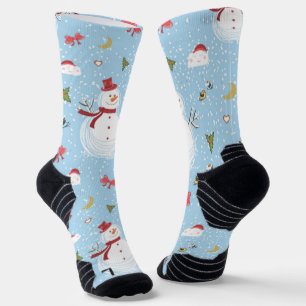 Christmas Elements Snowman Socks