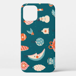Christmas Elements Winter Holiday Set iPhone 12 Case
