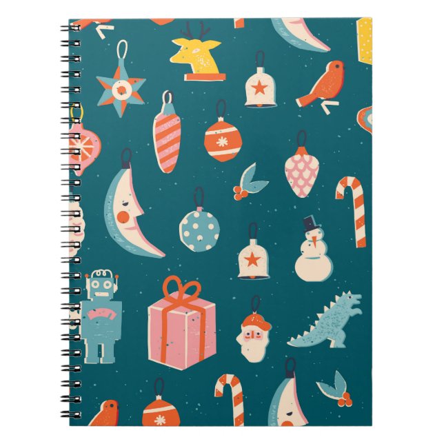 Christmas Elements Winter Holiday Set Notebook (Front)