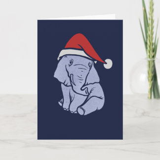 Christmas Elephant Card