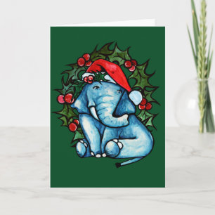 Christmas Elephant Card