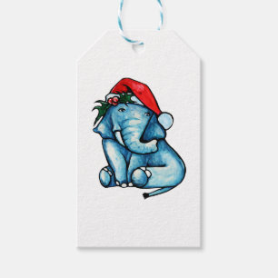 Christmas Elephant  Gift Tags