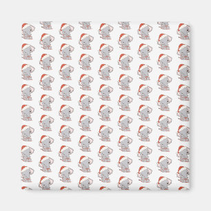 Christmas Elephant Magnets