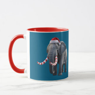 Christmas Elephant Mug