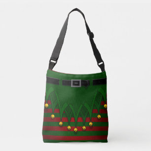 Christmas Elf Bags Festive Holiday Elf Tote Bags