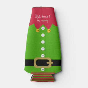 Christmas Elf Bottle Cooler