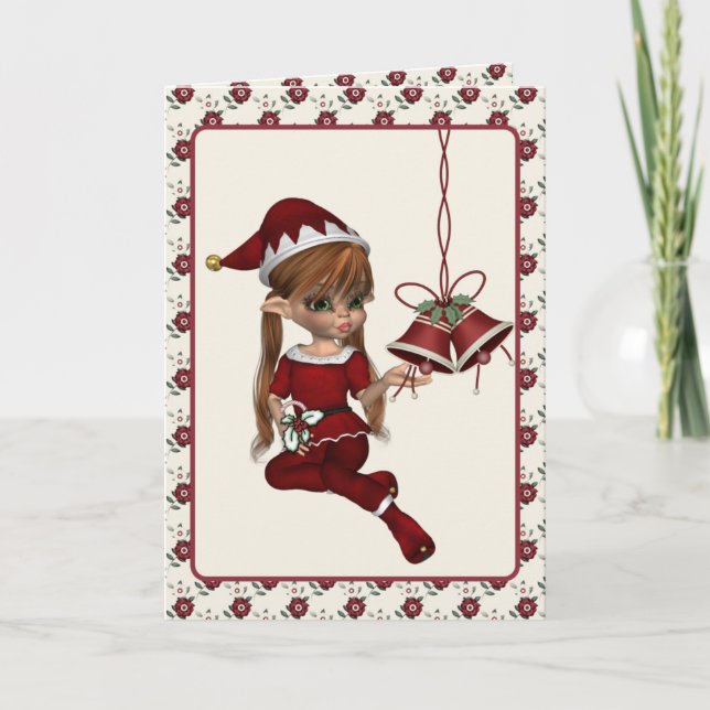 Christmas Elf Card (Front)