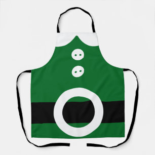 Christmas Elf Costume - Clean Christmas graphic Apron