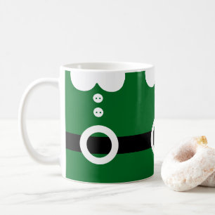 Christmas Elf Costume - Clean Christmas graphic Coffee Mug