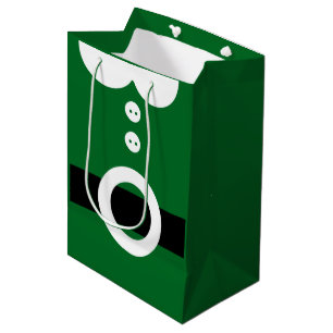 Christmas Elf Costume - Clean Christmas graphic Medium Gift Bag