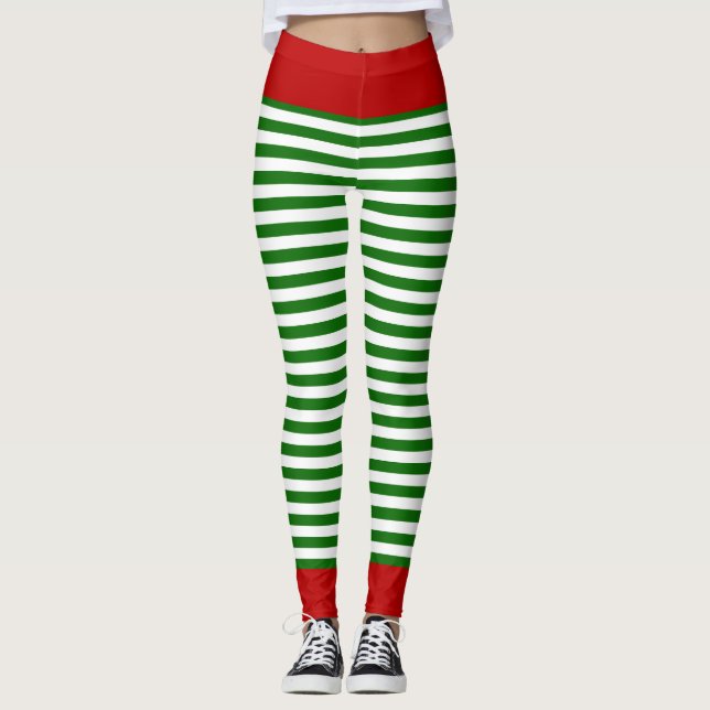 Christmas Elf Costume Leggings (Front)